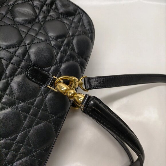 Authentic Christian Dior Leather Hand Bag mon429-110925 - Picture 7 of 16